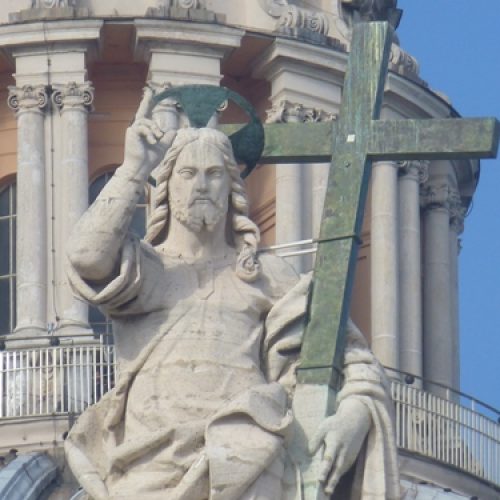 Christ atop of the Vatican